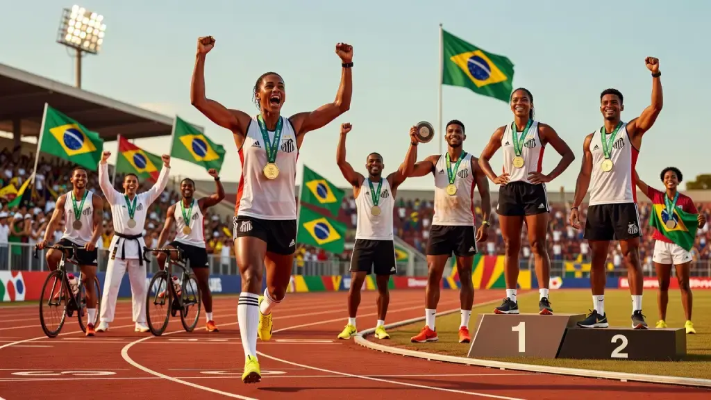 Santos estreia com ouro no atletismo nos Jogos Abertos do Interior